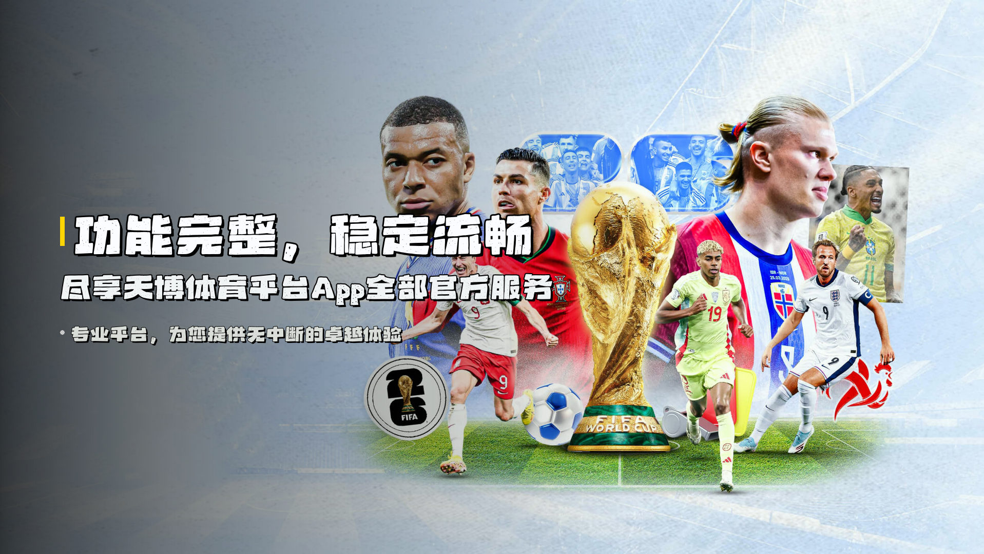 功能完整，<strong>稳定流畅</strong> | 尽享天博体育平台App全部官方服务